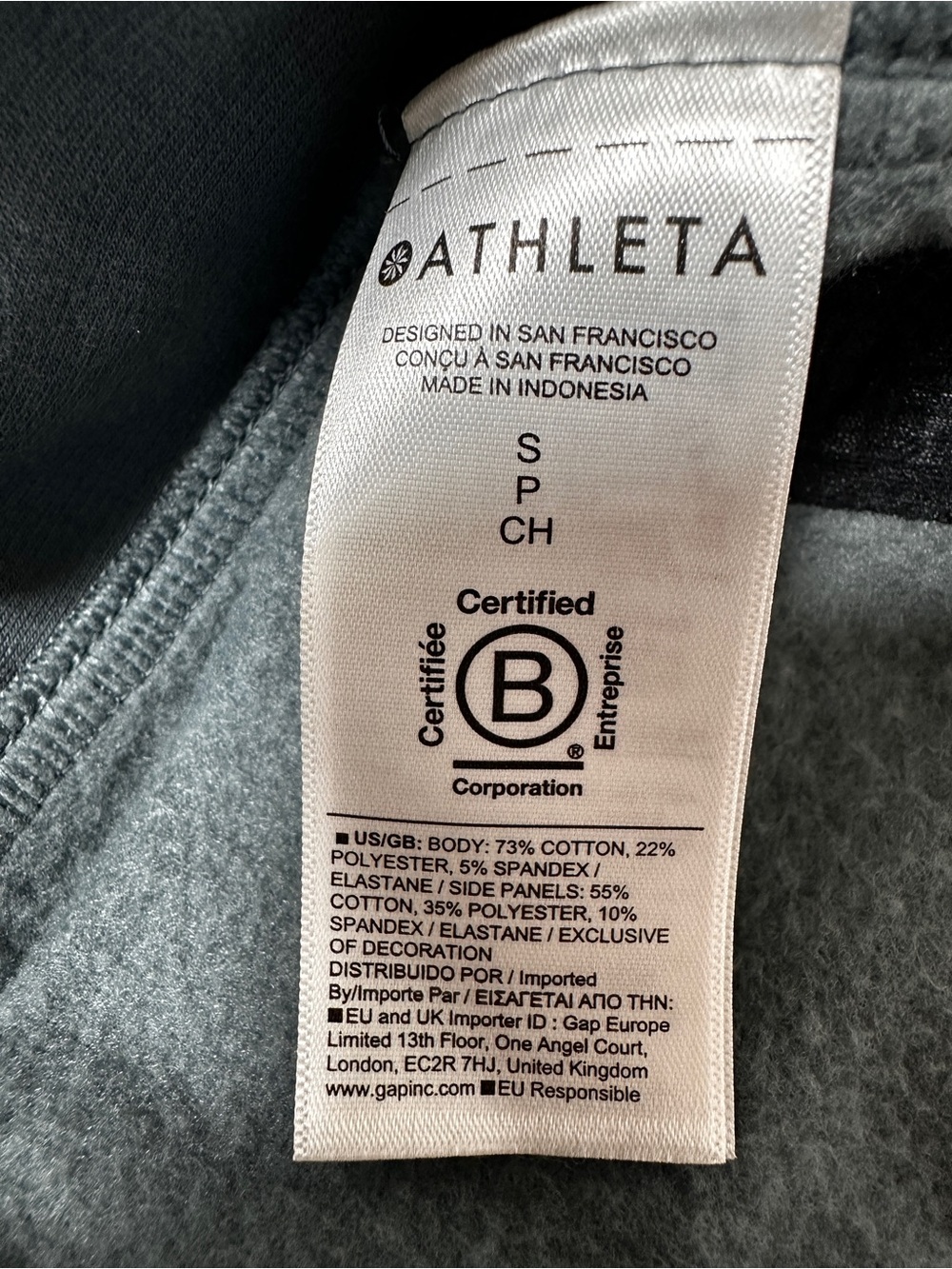 Athleta Forever Fleece 1/4 Zip Sweatshirt Oversized Pullover Size S - Picture 8 of 11